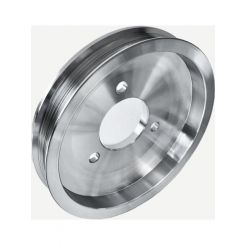 March Performance Crank Pulley Polished For Big Block Chevy