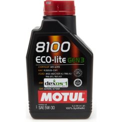 Motul USA 8100 Eco-Lite Gen3 5w30 1 Liter