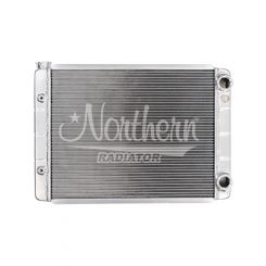 Northern Radiator Dual Pass 19 x 28 Changeable Inlet For GM