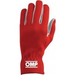 OMP Racing Rally Gloves Red Size Medium