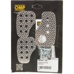 OMP Racing 3 Pedal Set Knurled Aluminium
