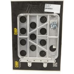 OMP Racing Co-Driver Footrest Sandblasted Aluminium