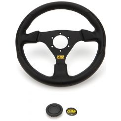 OMP Racing GP Steering Wheel 3 Spoke 330mm Black
