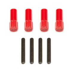 Proform Mini Valve Cover Nuts Red Bowtie Emblem