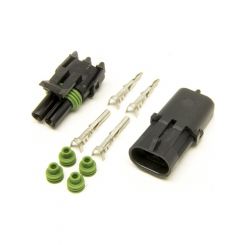 Painless Wiring 2 Circuit Male and Female Weatherpack Kit 1 Each