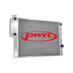 PWR North America Radiator 19 x 28 Double Pass w/Exchanger Open