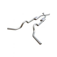 Pypes Performance 2.5in Crossmember Back Exhaust For 67-74 GM