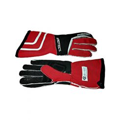 Pyrotect Sport Series Gloves 2 Layer Black /Red Med SFI-5