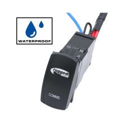 Rugged Radios Rocker Switch Waterproof with Harness GMR25