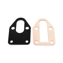 Racing Power Steel Fuel Pump Mounting Plate Black For SBC