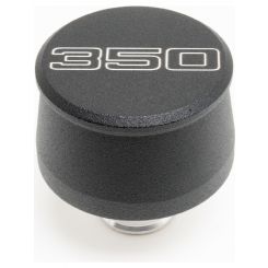 Racing Power Valve Cover Breather 350 Logo Black Each