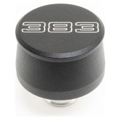Racing Power Valve Cover Breather 383 Logo Black Each