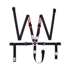 Racequip Harness 5 Point Cam 2in P/D Lap Black SFI 16.1
