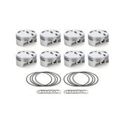 Race Tec Pistons Dished Piston Set 4.155 Bore -24.8cc For SBC