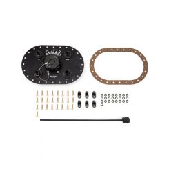 Schultz Racing Filler Plate Aluminum 10AN Outlet Billet Cap