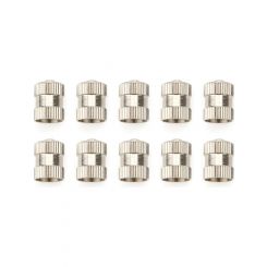 Shurtrax Valve Stem Cap Stainless Set of 10