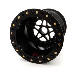 Sander Sprint Wheel 15x17 6in BS Outside Lock Black