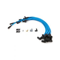 Scott Performance Spark Plug Wire Set 90 Degree Blue For SBC