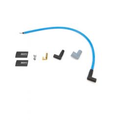 Scott Performance Spark Plug Wire Set 90 Degree Blue For SBC