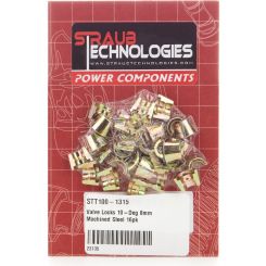 Straub Valve Locks 10-Degree 8mm Machined Steel Pack of 16