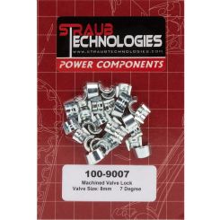 Straub Valve Locks 7-Degree 8mm Machined Steel Pack of 16