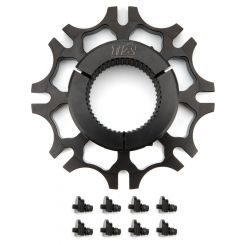 Ti22 Performance Brake Rotor Hub Inboard Splined Black Aluminum
