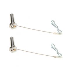 Ti22 Performance Aero Wing Tree Pin Kit 1/4x5/8 Pair Titanium