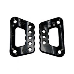 Triple X Long Radius Rod Brackets Black Sold In Pairs