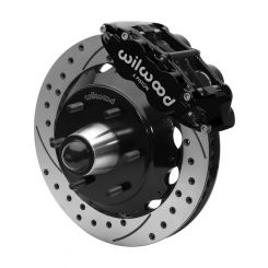 Wilwood Front Brake Kit For C10 6Lug FNSL6R 13in Drilled Black
