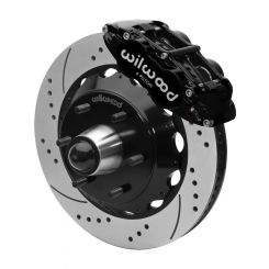 Wilwood Front Brake Kit For C10 6Lug FNSL6R 14in Drilled Black
