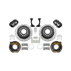 Wilwood Brake Kit Rear Black FDP Drilled 11in For GM G Body