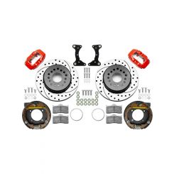 Wilwood Brake Kit Rear Red FDL Drilled 12in For GM G Body