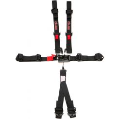 Zamp 6 Point Latch and Link Harness Black 2in Shoulder SFI 16.1