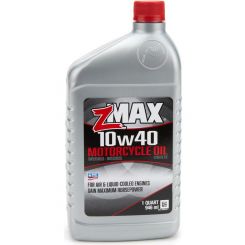 Zmax Motorcycle Oil 10W40 32oz. Bottle