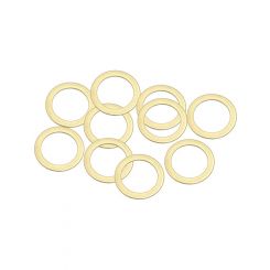Aeroflow Metric Brass Washers 22mm I.D 30mm O.D Pack of 10