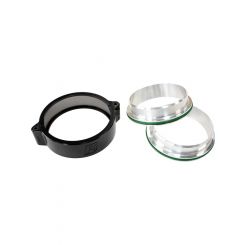 Aeroflow 2-3/4" Billet Intercooler Clamp w/ Flanges Black