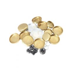 Aeroflow Welsh Plug Kit Brass For Small Block Chrysler 273-360