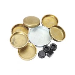 Aeroflow Welsh Plug Kit Brass For Big Block Chrysler 383-440