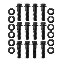 Aeroflow M8 x 1.25mm Header Bolts 1.181" 12 Point Head Pack of 12