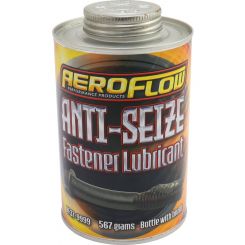 Aeroflow Fastener Lubricant 567 Gram Bottle w/ Brush Anti-Seize