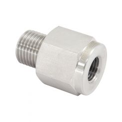 Aeroflow 1/2"-20 Male Reducer to Female Inverted Flare 3/8"-24