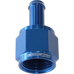 Aeroflow Straight Hose Barb 5/16" to -8AN Female Blue Finish