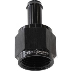 Aeroflow Straight Hose Barb 5/16" to -8AN Female Black Finish
