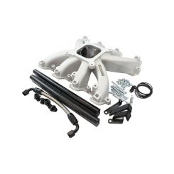Aeroflow Rectangle Port Carburettor Street EFI Manifold For GM LS