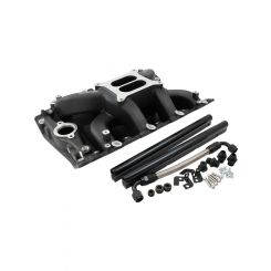 Aeroflow Air Gap Dual Plane Intake Manifold Black For Holden 304