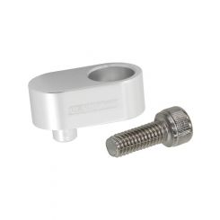Aeroflow Water Cross-Over Block Off Silver For GM LS Series Engines