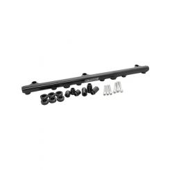 Aeroflow Billet EFI Fuel Rail Black For Nissan 14mm 3/4" Length