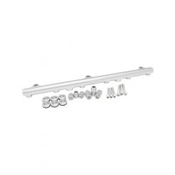 Aeroflow Billet EFI Fuel Rail Silver For Nissan 14mm 3/4" Length