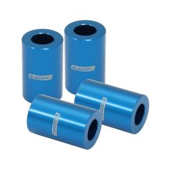 Aeroflow Billet Bolt Spacers Silver M6 (1/4") I.D 19mm Pack of 4