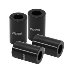 Aeroflow Billet Bolt Spacers Black M6 (1/4") I.D 19mm Pack of 4